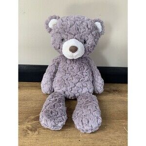 Mary Meyer Gray Brown Putty Bear 16" Plush Stuffed Animal Lovey Baby Toy
